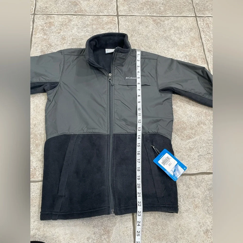 Columbia Boys' Steens Mt™ Overlay Fleece Jacket boys size youth M 10-12